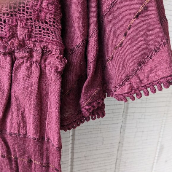 Sedona Short Set - Cotton Linen Like Boho Top (Top Only) - Picture 8 of 9